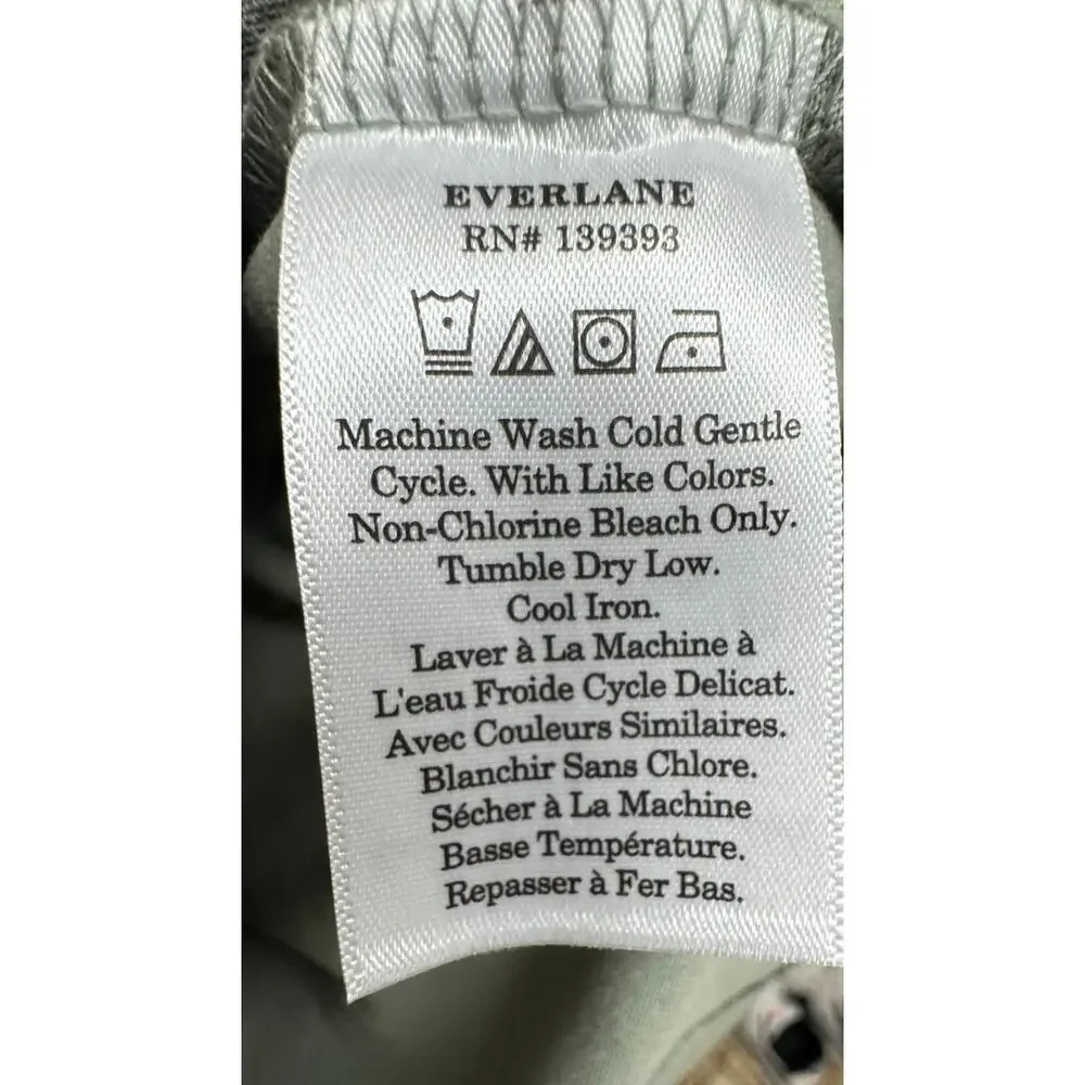 Everlane Organic Cotton Polo Dress XS Green White Collar Mini. - Picture 8 of 8